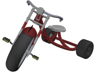 Kids Trike 3D Model