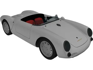 Porsche 550A Spyder (1956) 3D Model