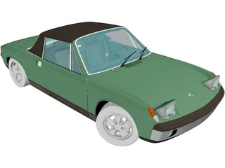 Porsche 914-6 (1970) 3D Model