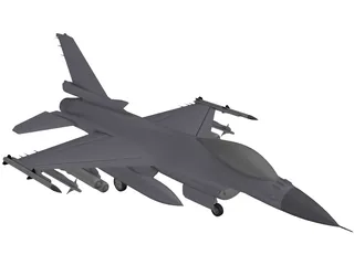 F-16 Fighting Falcon 3D Model