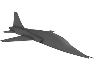 Northrop T-38 Talon 3D Model