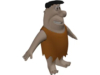 Fred Flintstone 3D Model