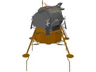 Apollo Lunar Module LEM 3D Model