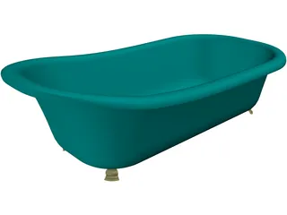 Bathtub Free Standing 3D Model