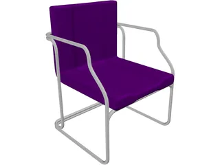 Chair Guest 3D Model