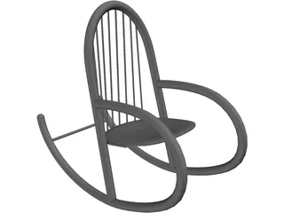 Chair Rocker 3D Model