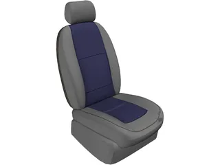 Car Seat 3D Model