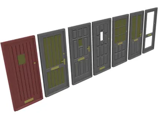 Door Collection 3D Model