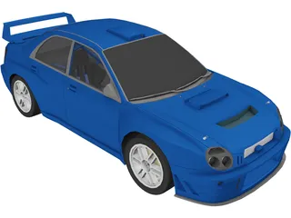 Subaru Impreza WRX STi WRC (2001) 3D Model