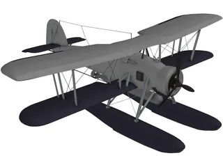 Fairey Swordfish 3D Model