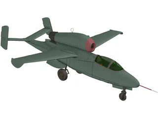 Heinkel He 162 A-2 Salamander 3D Model