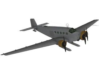 Junkers Ju 52 G5 3D Model