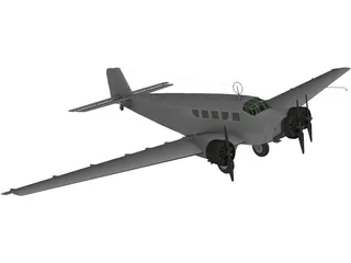 Junkers Ju 52 G9 3D Model