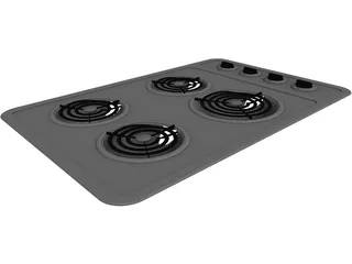 Stove Top 3D Model