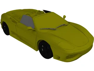 Ferrari 360 Spyder (2000) 3D Model