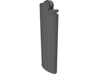 Bic Cigarette Lighter 3D Model