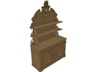 Victorian Sideboard  3D Model