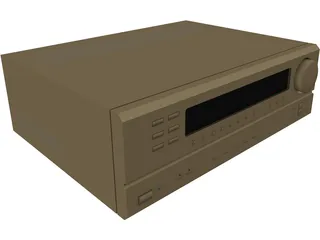 Denon Amplifier 3D Model