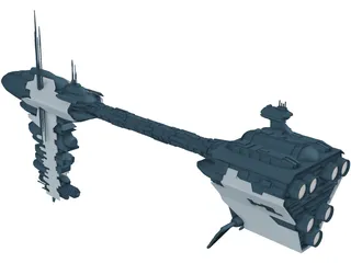 Nebulon Ship 3D Model