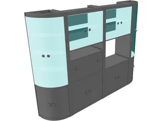 Wall Unit 3D Model