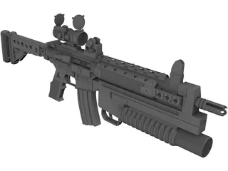 Gun 3D Model