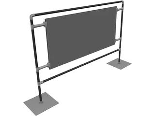 Graphics Display Panel 3D Model