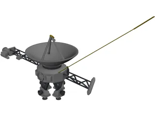 Voyager Space Craft 3D Model