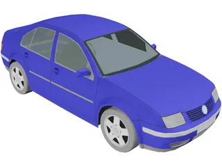 Volkswagen Bora 3D Model