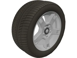 Wheel Chevrolet Corvette 3D Model