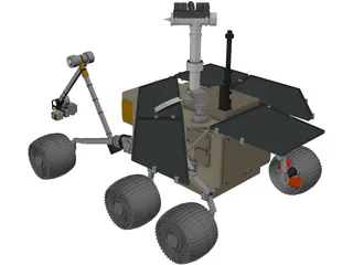 Athena Mars Rover 3D Model