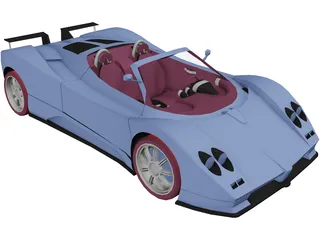 Pagani Zonda 3D Model