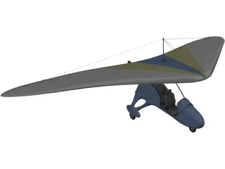 Microlight 3D Model