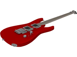 Guitar Electric Jackson DXMG 3D Model