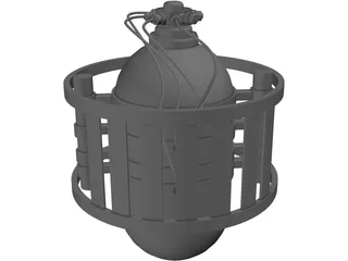 Container Satellite 3D Model