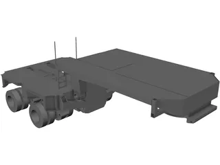 Goldhofer Hydraulic Gooseneck (2000) 3D Model