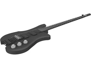 Guitar Philip Kubicki Factor Bass 3D Model