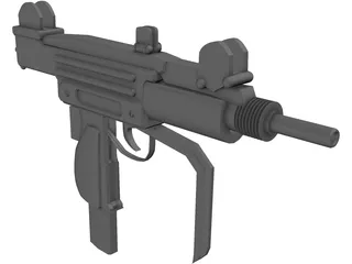 Uzi 3D Model