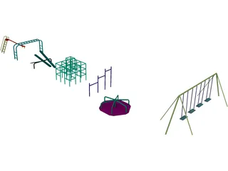 Playground Set 3D Model