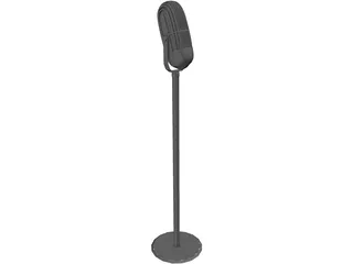 Microphone Old 3D Model