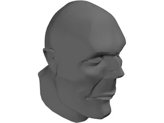 Head Hooligan-Like Uman 3D Model