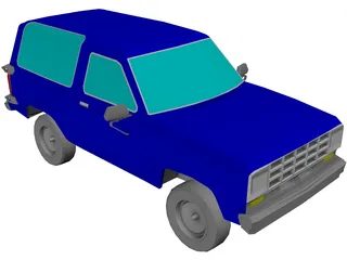 Ford Bronco (1987) 3D Model