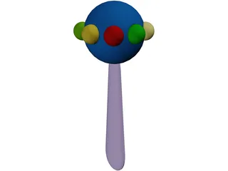 Baby Rattle 3D Model