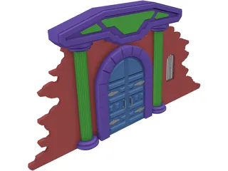 Archway Crypt 3D Model