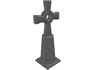 Cross Celtic 3D Model
