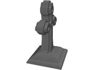 Gothic Grave 3D Model