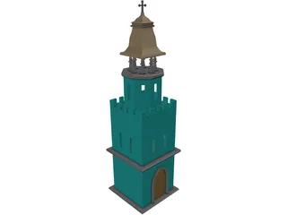 Tower Christian 3D Model