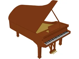 Piano 3D Model