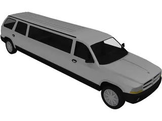 Dodge Durango Limo 3D Model