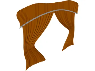 Curtains 3D Model