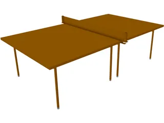 Pinpong Table 3D Model